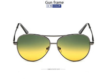 Load image into Gallery viewer, Day Night Vision pilot Polarized Sunglasses