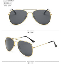 Load image into Gallery viewer, Metal Frame Pilot Sunglasses