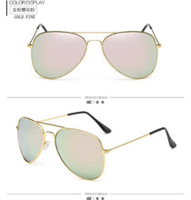 Load image into Gallery viewer, Metal Frame Pilot Sunglasses