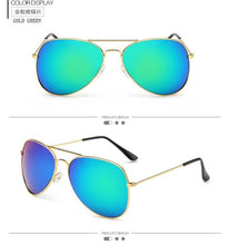 Load image into Gallery viewer, Metal Frame Pilot Sunglasses