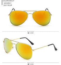 Load image into Gallery viewer, Metal Frame Pilot Sunglasses