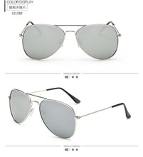 Load image into Gallery viewer, Metal Frame Pilot Sunglasses
