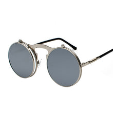 Load image into Gallery viewer, Vintage Steampunk Flip Up Sunglasses