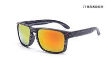 Load image into Gallery viewer, Wood Grain Sports Sunglasses