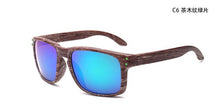 Load image into Gallery viewer, Wood Grain Sports Sunglasses