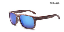 Load image into Gallery viewer, Wood Grain Sports Sunglasses