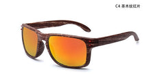 Load image into Gallery viewer, Wood Grain Sports Sunglasses